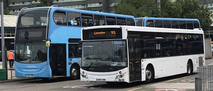 de Courcey Volvo B8RLE MCV Evolution 581 & NX Coventry ADL Enviro400 4775